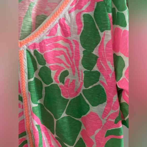 Lilly Puliter Bonita tunic coverup dress Sz. L - Picture 3 of 11